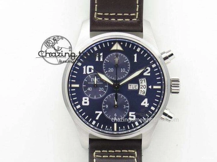 MIROTIME 0819 FastDry Portugieser Chronograph IW371615 ZF Best Edition Green Dial on SS Bracelet A7750 (Slim Movement) 7038
